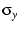 $\sigma_y$